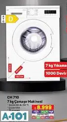 SEG CM 710 7 KG ÇAMAŞIR MAKİNESİ SEG CM 710 7 KG ÇAMAŞIR MAKİNESİ